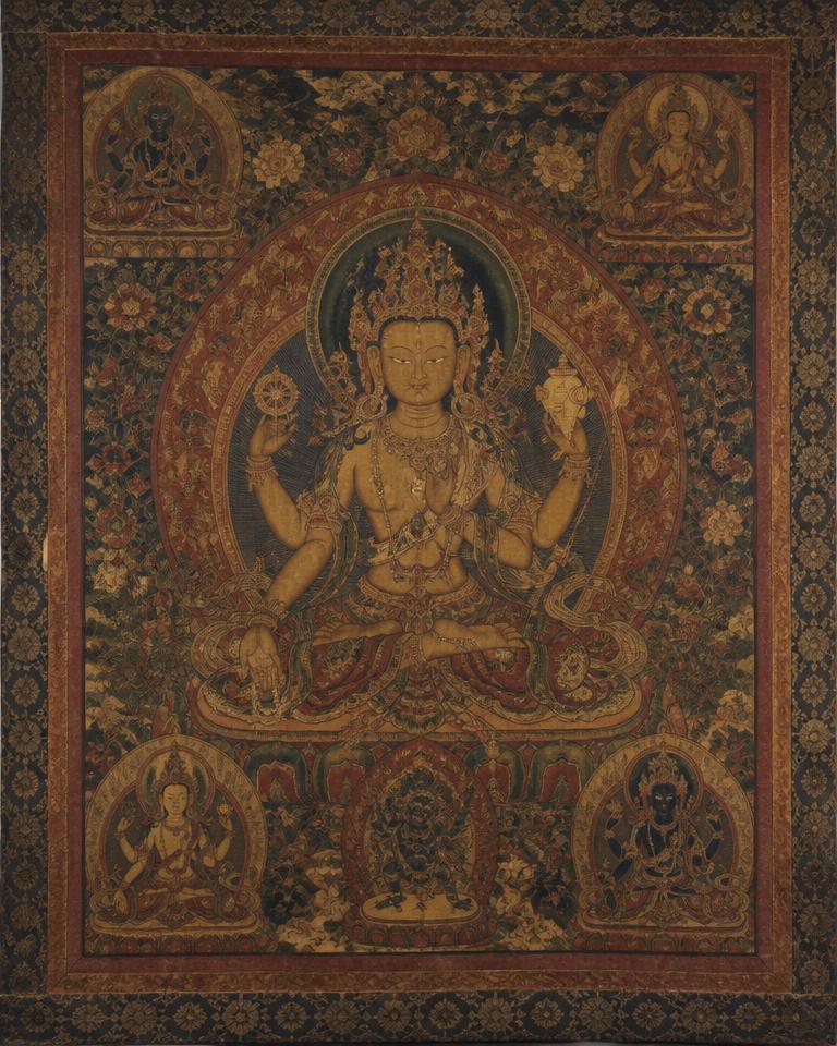 Newari paubha painting in the classical Kathmandu Valley style